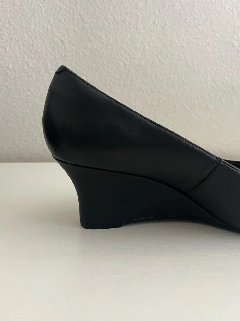 Clarks Ultimate Comfort Classic Black Wedge Pumps - Women's Dress Wedges 10W